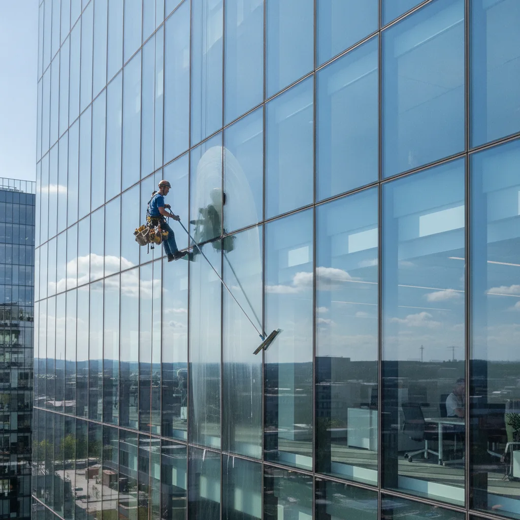 Glas- & Fensterreinigung in Regensburg — Gebäudereinigung Donau-Profi